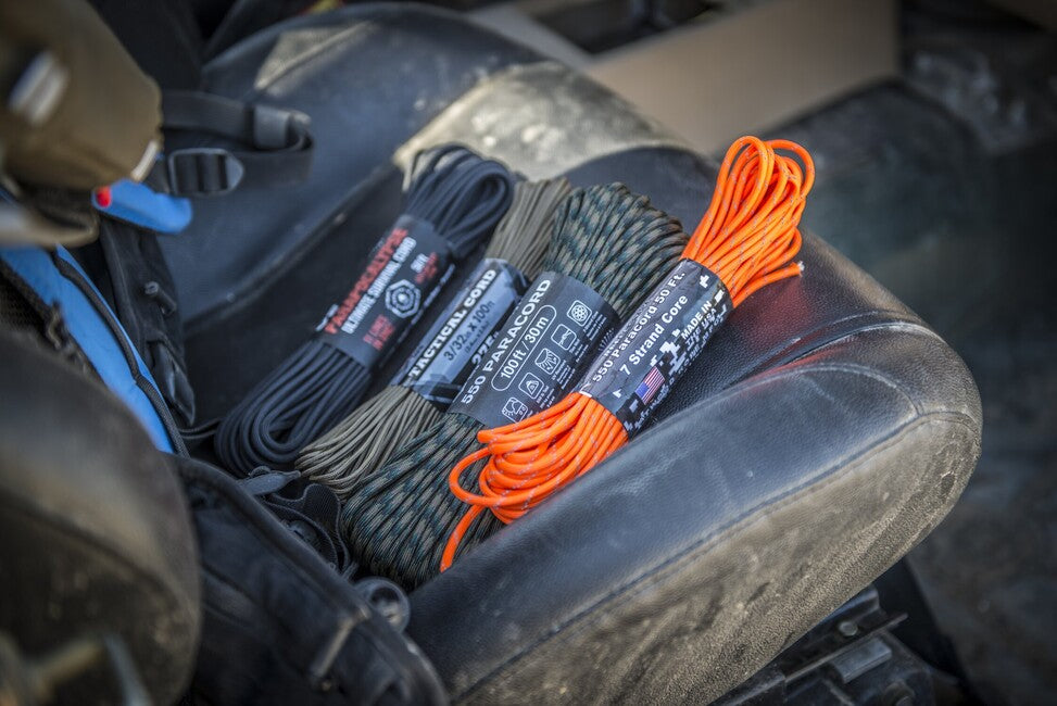 ATWOOD® 550 Paracord svetilno v temi vrvica 30,48 m, bela (GLOW-PC100)