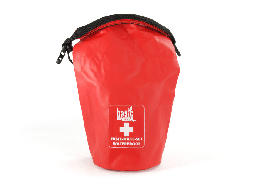 BasicNature First Aid vodotesna vrečka za prvo pomoč, rdeča, 2 l