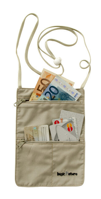 BasicNature Undercover tok za okoli vratu Purse