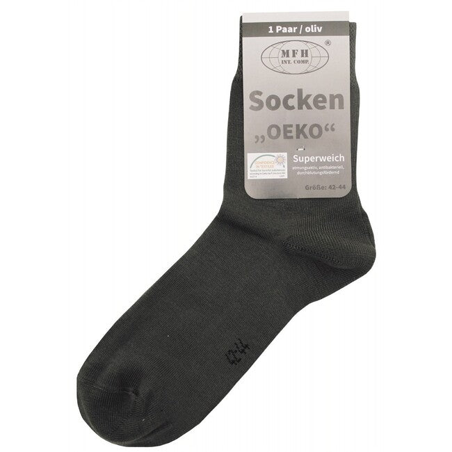 MFH Oeko nogavice, OD green