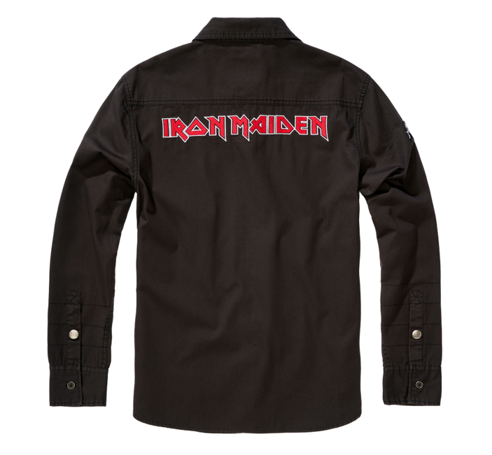 Brandit Iron Maiden Luis srajca, črna
