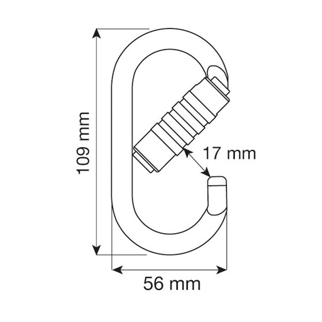 CAMP Steel Oval Pro vponka 3Lock