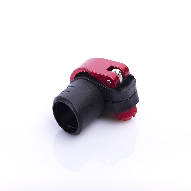 Warp ND Flip-Lock Mechanism FL-17, Black Plastic/Red Aluminum Lever/Red Nut, 18mm Diameter
