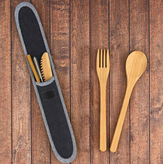 Origin Outdoors Bamboo komplet pribora