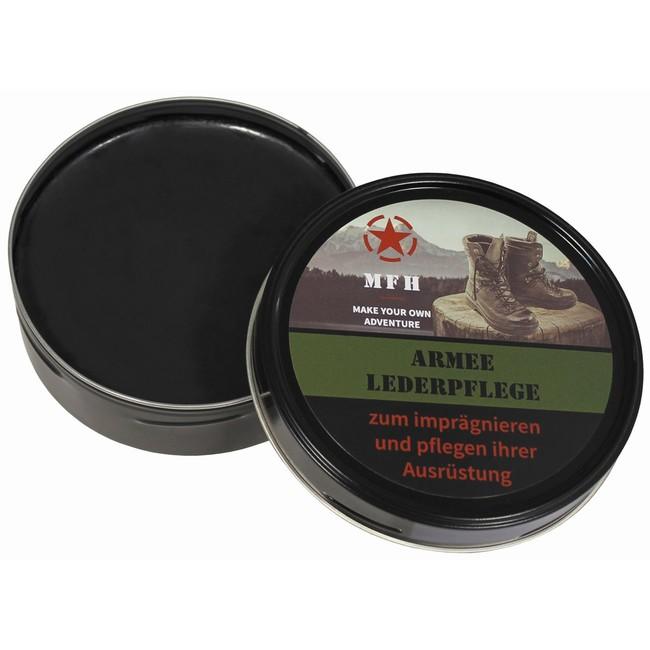 MFH Army krem za čevlje, črn, 150 ml