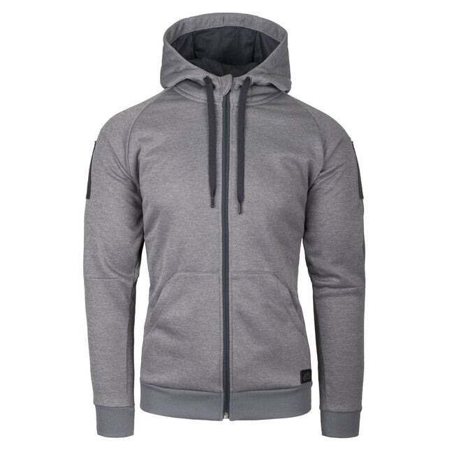Helikon-Tex URBAN TACTICAL HOODIE pulover s kapuco (FullZip), črna