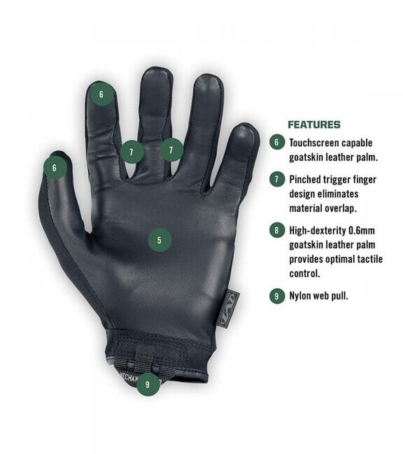 Mechanix Wear Breacher rokavice Nomex®, črne