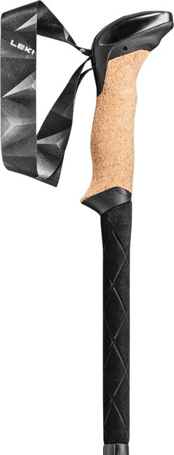 LEKI Black Series FX Carbon smučarske palice, črna-prozorna-naravna ogljična, 110 - 130 cm