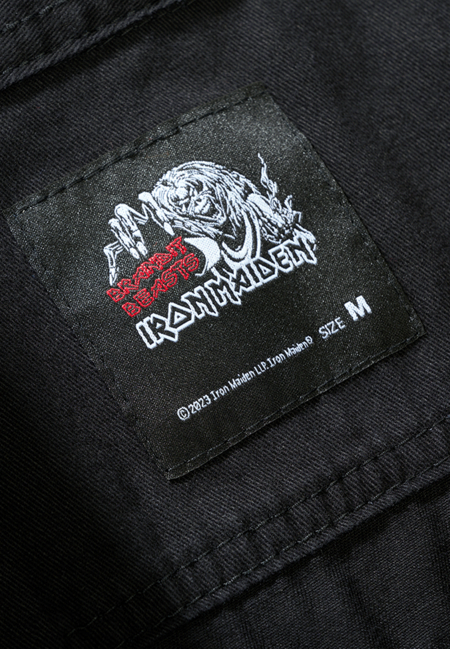 Brandit Iron Maiden NOTB vintage majica brez rokavov, črna