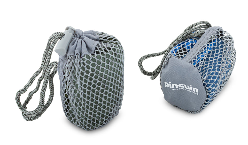 Pinguin Micro Towel Logo, Petrol, 40 x 80 cm