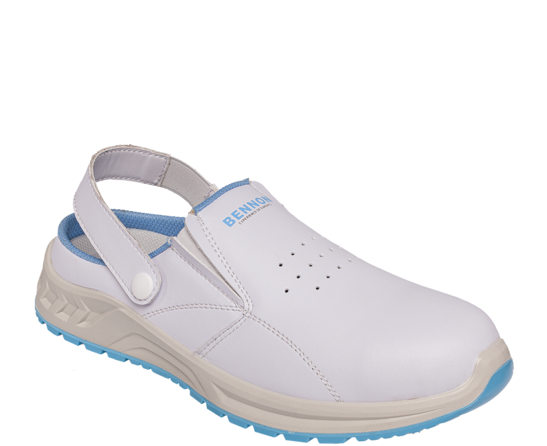 BENNON WHITE OB Slipper delovni čevlji