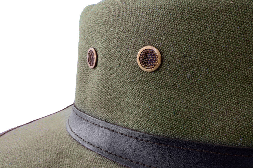 Origin Outdoors Canvas klobuk, olivno zelen