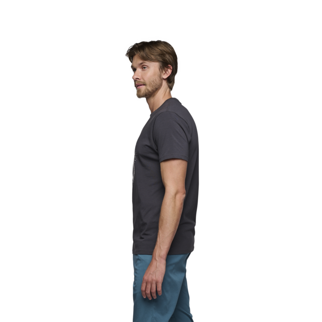 Black Diamond Chalked Up 2.0 Men's T-Shirt, Charcoal