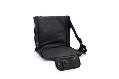 Origin Outdoors kompaktno ogrevano sedadlo, črno