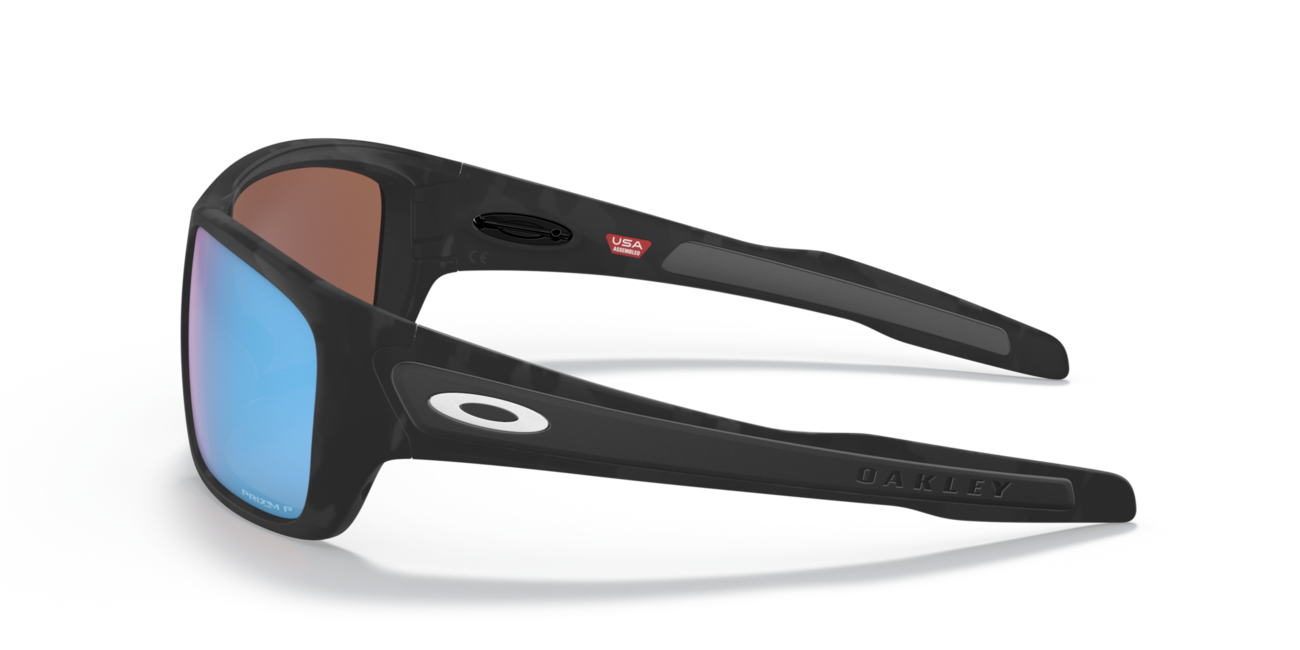 Oakley TURBINE sončna očala s okvirjem Matte Black Camo in stekli Prizm Deep Water Polar, 65