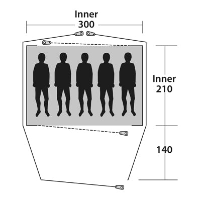Outwell Cloud Tent 5-Person