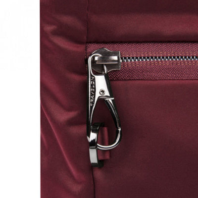 Travelon Parkview Small torba čez ramo proti kraji Crossbody, rjava