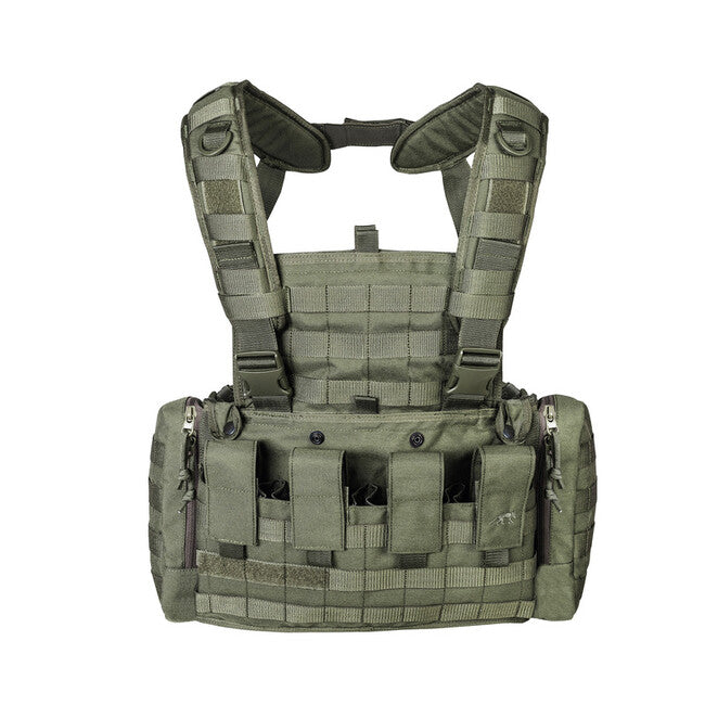 Tasmanian Tiger RIG MKII chest rig z bočnimi torbami, olivno zelen