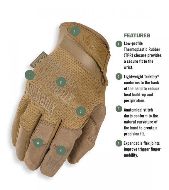 Mechanix Wear Specialty 0,5 rokavice, Coyote