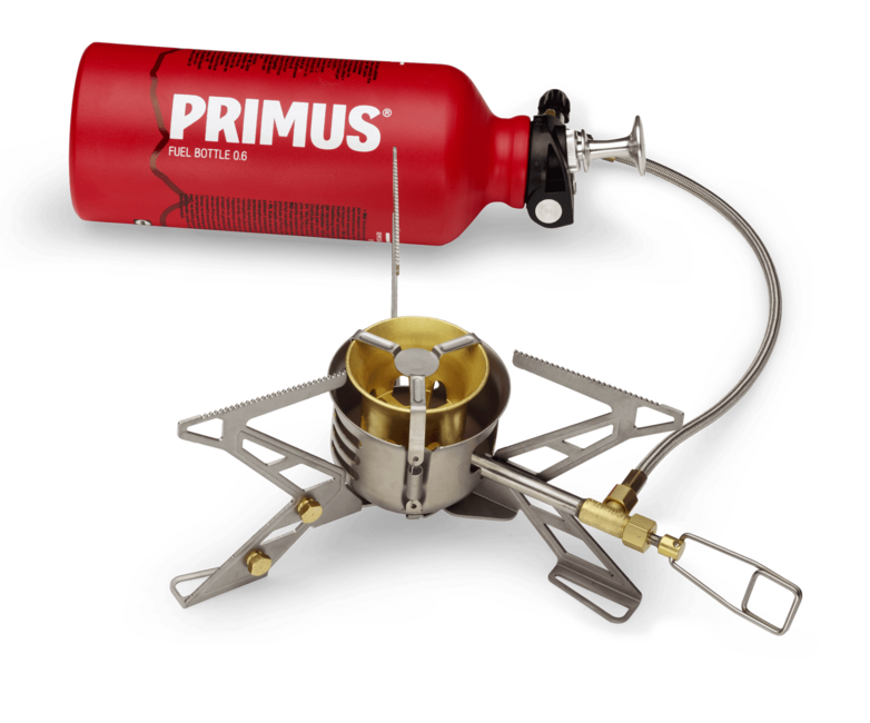 PRIMUS OmniFuel II gornik s steklenico za gorivo in tokom