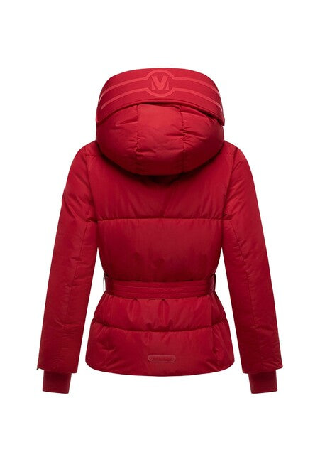 Marikoo Aleyna16 zimska jakna ženski s kapuco, deep red