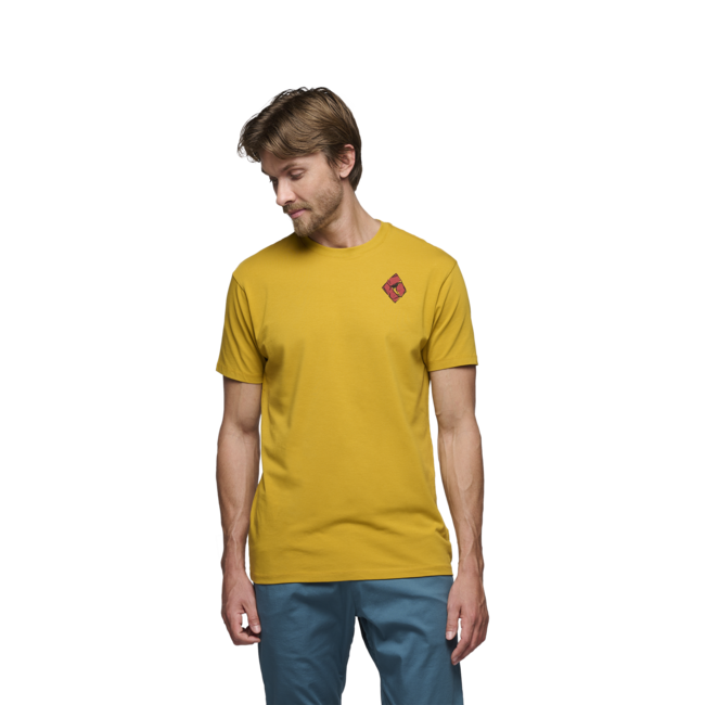 Black Diamond Mono Pocket majica moški s kratkim rokavom, amber