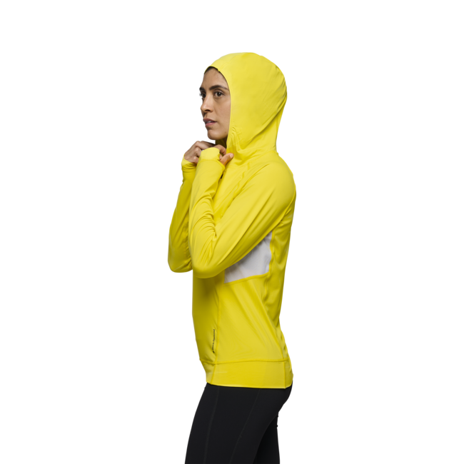Black Diamond Alpenglow Pro pulover s kapuco ženski, clean yellow