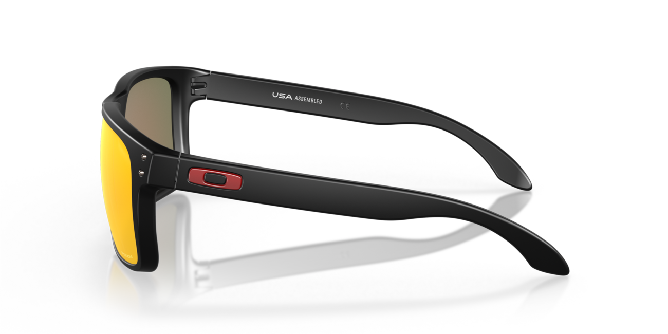 Oakley HOLBROOK XL sončna očala s okvirjem Matte Black in stekli Prizm Ruby, 59