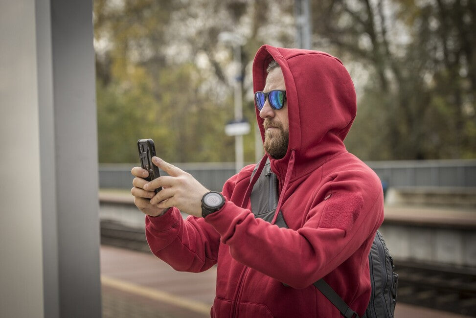 Helikon-Tex mestna pulover taktična FullZip, zelena