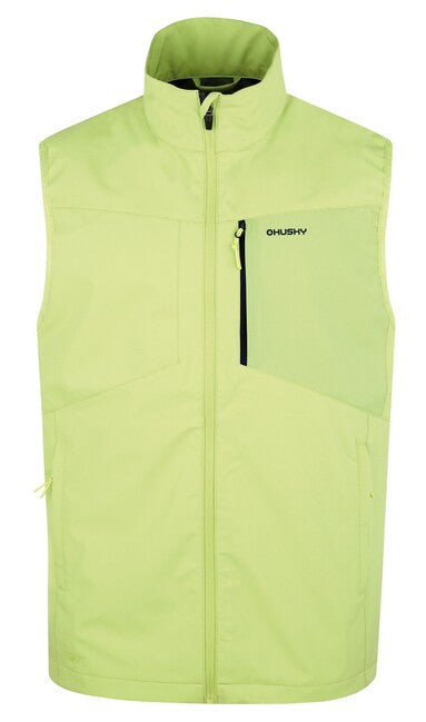 HUSKY Salien softshell telovnik moški M, svetlo zelena
