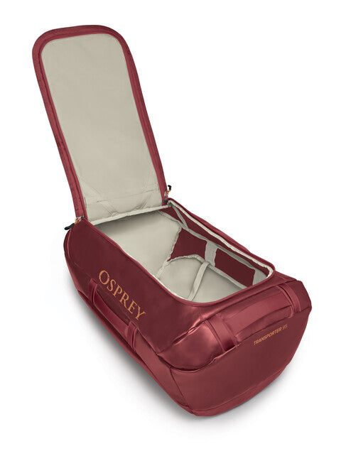 OSPREY TRANSPORTER 95 potovalna torba, red mountain