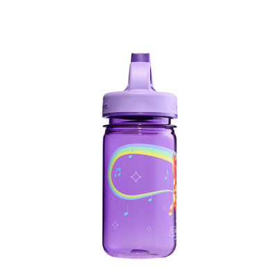 Nalgene Grip-n-Gulp Sustain steklenica za vodo 0,35 L s pokrovom, vijolična glasba žirafa