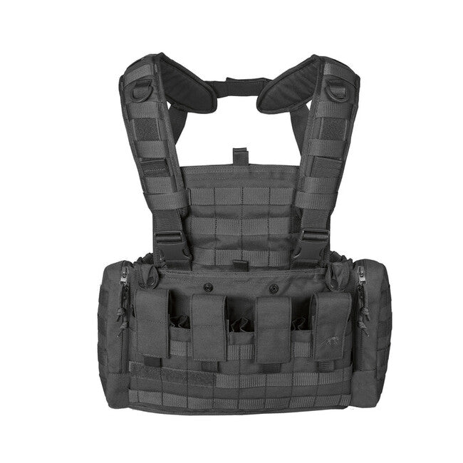 Tasmanian Tiger RIG MkII chest rig s stranskim vrečama, črn