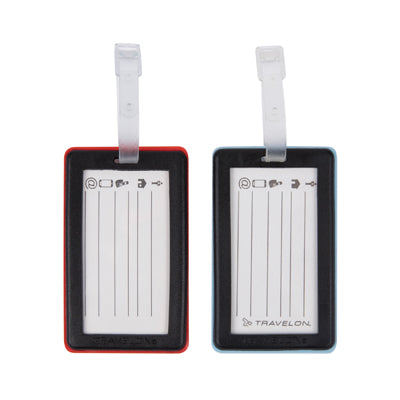 Travelon Passport Stamps Luggage Tag Set, 2 pcs