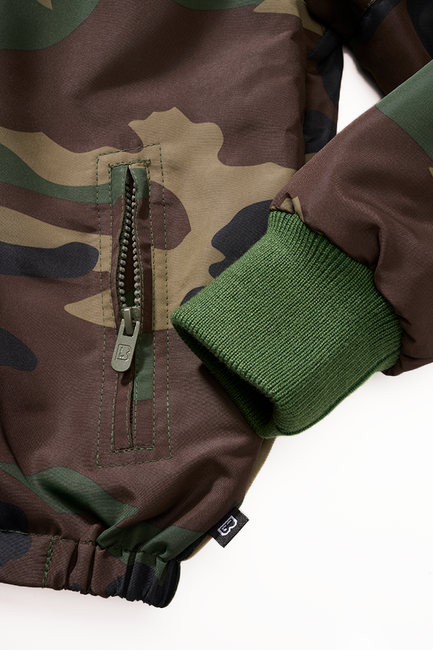 Brandit Frontzip Windbreaker otroška jakna, woodland