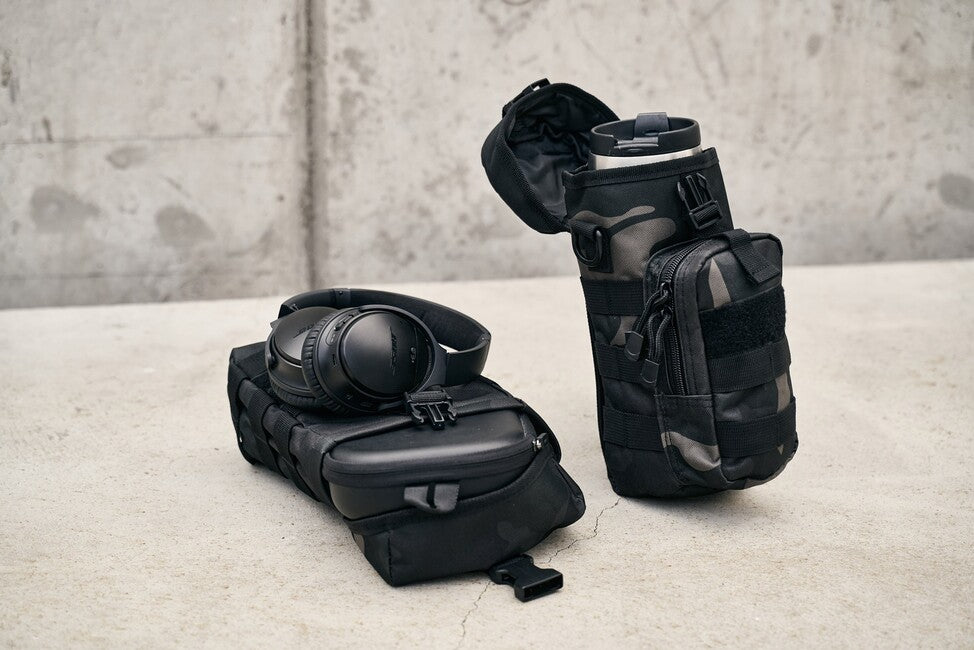 Brandit Molle Water Bottle Pouch II, Black