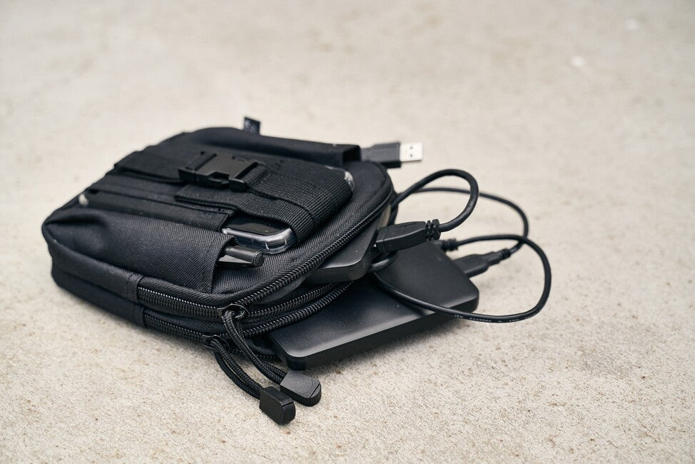 Brandit Functional Molle Pouch, Dark Camo
