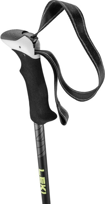 LEKI Khumbu Lite Pro Trekking Poles, Black-Dark Anthracite-Frozen Yellow, 100-135cm