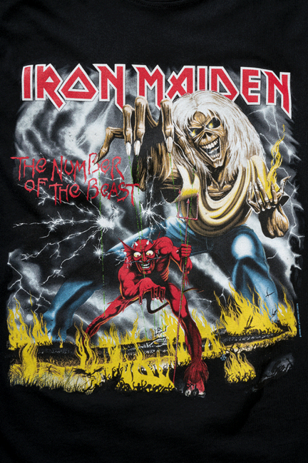 Brandit Iron Maiden majica Number of the Beast II, črna