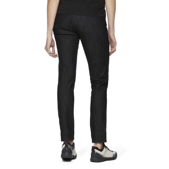 Black Diamond Mission Wool Denim temno indigo rinse hlače, ženske
