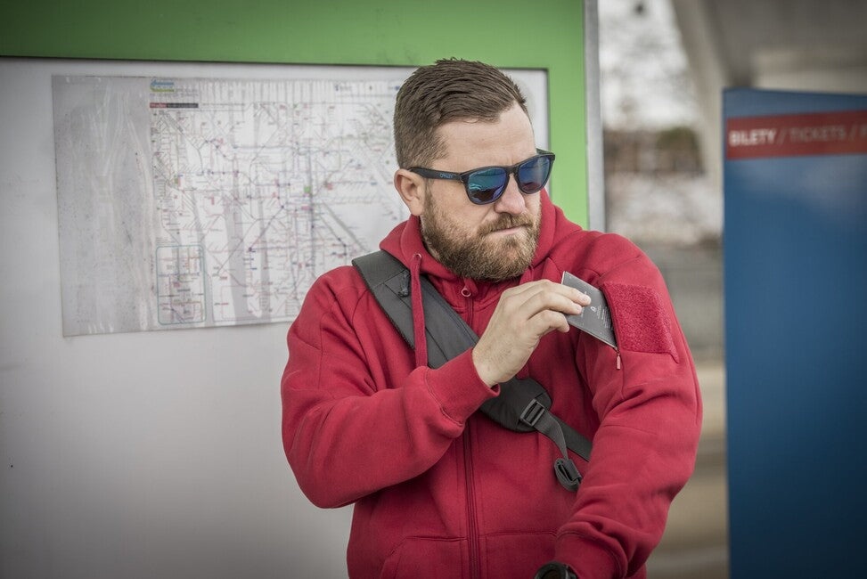 Helikon-Tex mestna pulover taktična FullZip, zelena