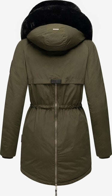 Navahoo Sweety Deluxe parka zimska ženski, temno olivno zelena