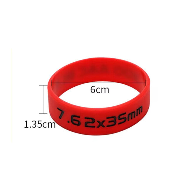 Leguon Torque 7.62 mm Rubber Magazine Marking Tape, Red and White