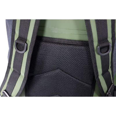 BasicNature vodoodporna torba 90 L, sivozelen