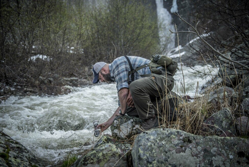 Helikon-Tex Pilgrim® hlače, taiga green/črna