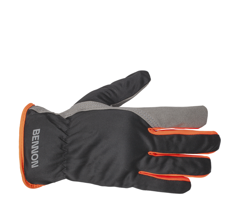 BENNON CARPOS Gloves, Grey/Orange (12 pcs)