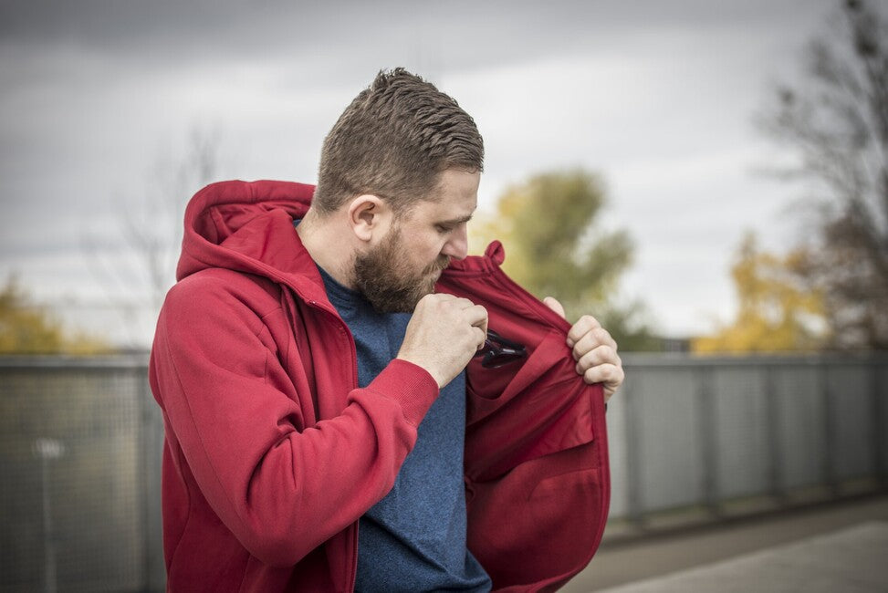 Helikon-Tex mestska pulover taktična FullZip, modra