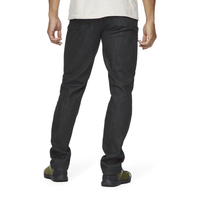 Black Diamond Mission Wool Denim temno sive hlače, moški
