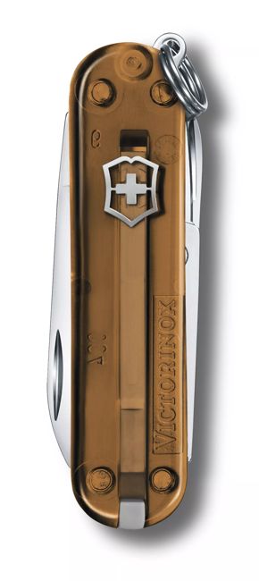 Victorinox Classic SD Žepni nož Transparent, rjava