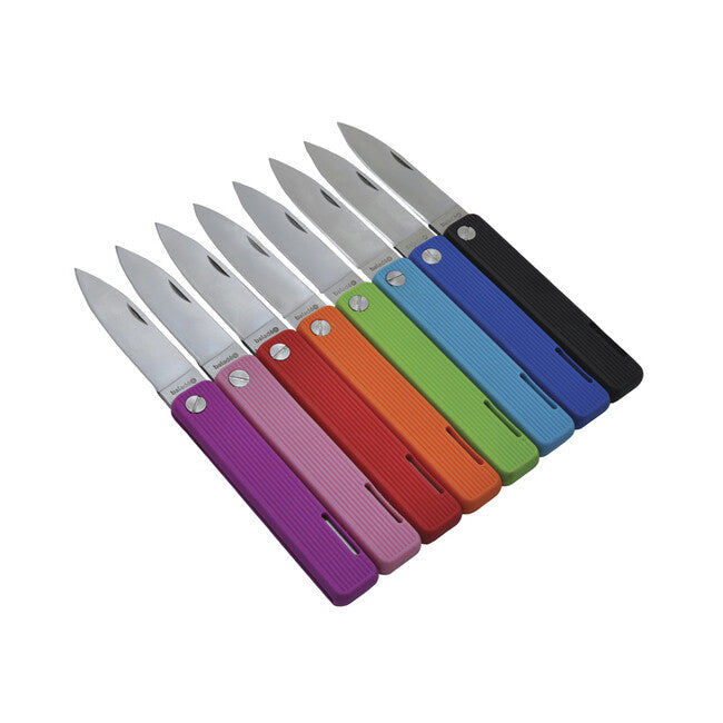 Baladeo ECO357 Papagayo žepni nož 7 rezilo, 5 cm, jeklo 420, ročaj TPE, ultramarinsko